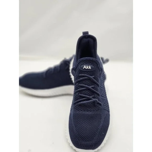 AKK Womens Lightweight Navy Walking Running Athletic Sneakers Comfort EU 41.5 - Picture 2 of 8